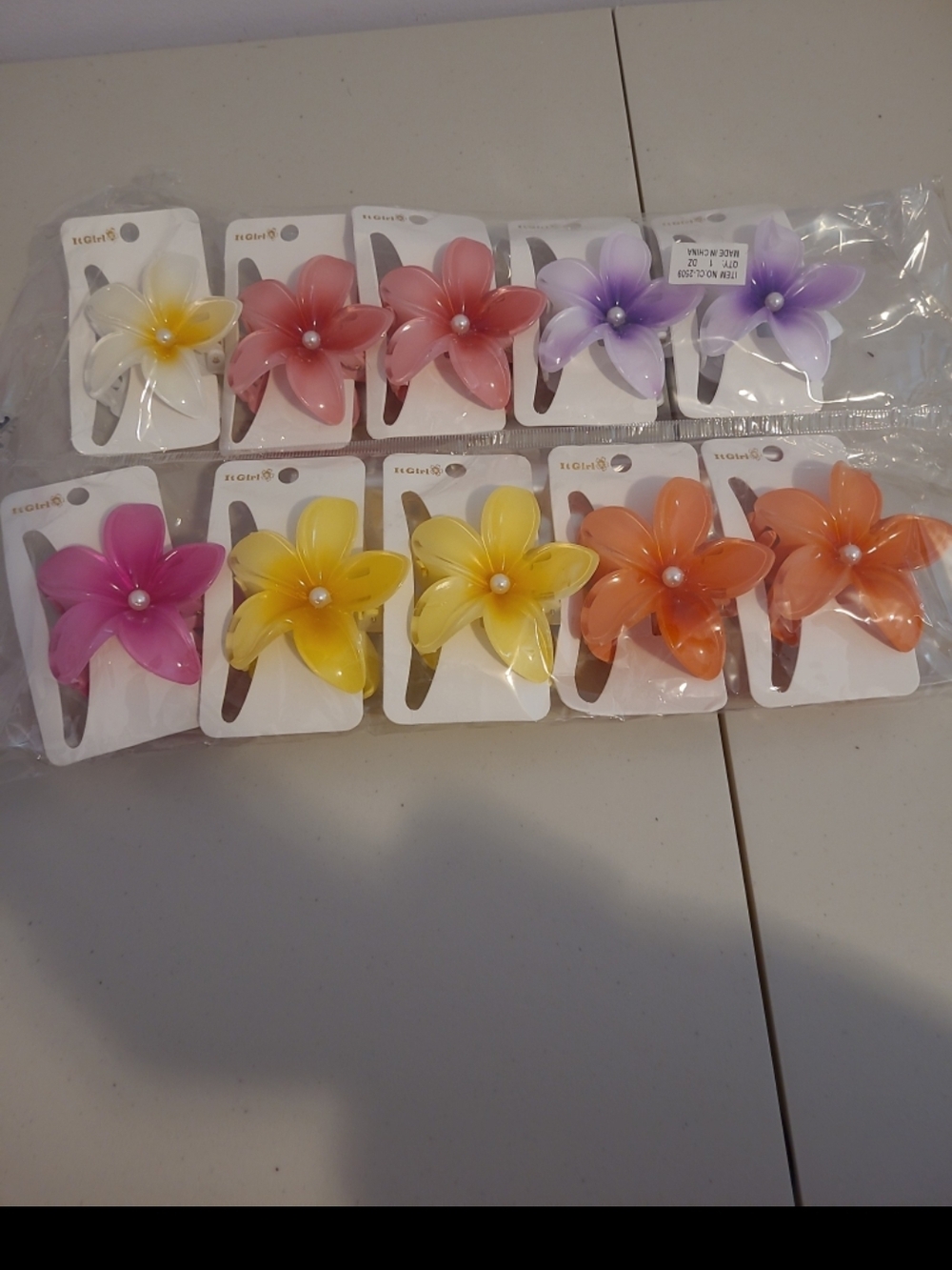 Floral Hair Claws